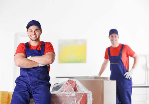 Commercial moving team planning a relocation in Soho streets