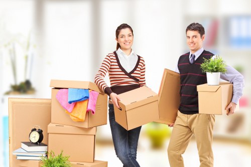 Local team handling retail and office relocation items in Soho
