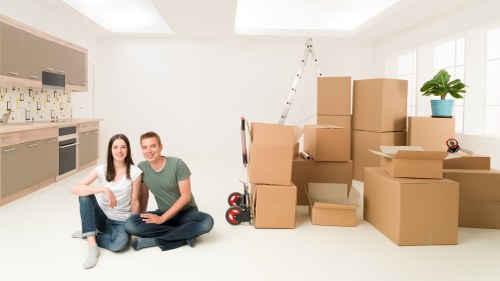 Packing and moving office furniture in central London